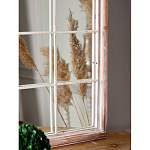 Зеркало-окно настенное в венецианском стиле с деревянной рамой бежевого цвета Venetian Smooth варинант исполнения - 6 | Loft Concept в Екатеринбурге