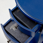 Синяя тумба на фигурных ножках Shelby варинант исполнения - 7 | Loft Concept в Екатеринбурге