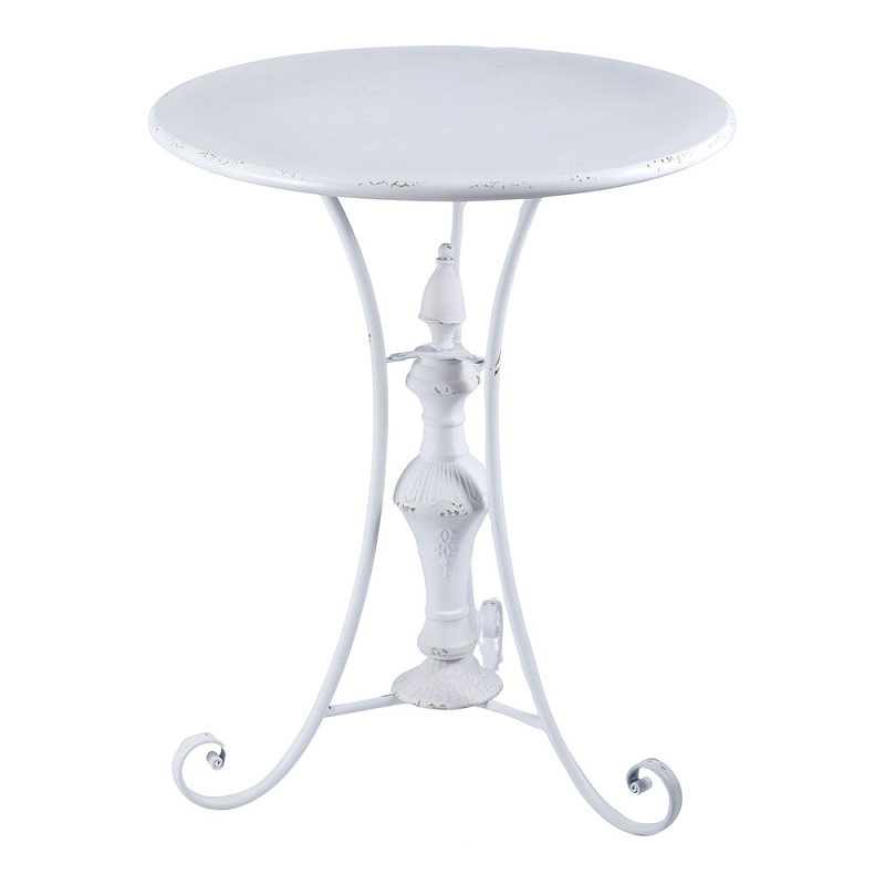 Столик белый кованный в прованском стиле Vaucluse Белый в Екатеринбурге | Loft Concept 