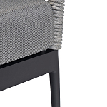 Кресло уличное темно-серое Street Bliss варинант исполнения - 5 | Loft Concept в Екатеринбурге