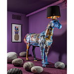 Большой Торшер Лошадь с ручной авторской росписью Feral Stallion варинант исполнения - 1 | Loft Concept в Екатеринбурге