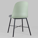 Стул из прочного пластика на металлическом основании Anora Green  варинант исполнения - 5 | Loft Concept в Екатеринбурге