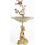 Фарфоровая чаша Фонтан птиц Verena варинант исполнения - 3 | Loft Concept в Екатеринбурге