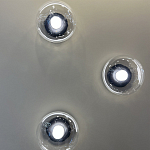 Бра с куполообразным плафоном и черным металлическим основанием Flos Wireline Lighting варинант исполнения - 1 | Loft Concept в Екатеринбурге