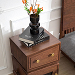 Тумбочка прикроватная с ящиком и дверцей Робот Robot Desk варинант исполнения - 5 | Loft Concept в Екатеринбурге