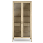 Витрина стеклянная 2-х дверная с ящиками и 5-ю полками Harper Line варинант исполнения - 2 | Loft Concept в Екатеринбурге