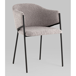 Стул Brace букле серый