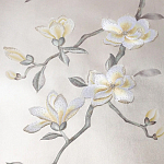 Обои Magnolia Canopy Colourway SC-288 on Natural Mica metallic silk варинант исполнения - 1 | Loft Concept в Екатеринбурге