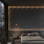 Гипсовая 3D Панель FIN варинант исполнения - 2 | Loft Concept в Екатеринбурге