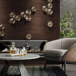 Гипсовая 3D панель с принтографией PM-41 варинант исполнения - 1 | Loft Concept в Екатеринбурге