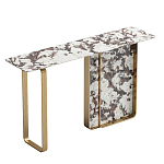 Консоль с прямоугольной мраморной столешницей Vivian Console варинант исполнения - 1 | Loft Concept в Екатеринбурге