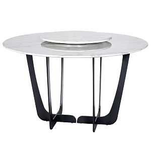 Обеденный стол с крутящимся центром