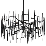 Люстра черная остроконечной формы Black Satin варинант исполнения - 5 | Loft Concept в Екатеринбурге