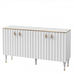 Консоль с дверками и белым рельефным фасадом Expanses of Beauty варинант исполнения - 2 | Loft Concept в Екатеринбурге