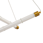 Светодиодная люстра Trumpet Tube Brass  варинант исполнения - 3 | Loft Concept в Екатеринбурге