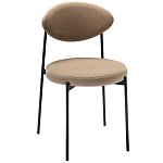 Стул металлический с мягкой спинкой и сиденьем из велюра Alfie Chair варинант исполнения - 4 | Loft Concept в Екатеринбурге