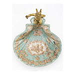 Блюдо с бронзовым ангелом Porcelain Angels of Paradise варинант исполнения - 3 | Loft Concept в Екатеринбурге