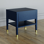 Прикроватная тумбочка с ящиком Elsa Dreams Blue варинант исполнения - 4 | Loft Concept в Екатеринбурге