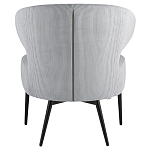 Современное мягкое кресло на металлических ножках Rakush Grey варинант исполнения - 3 | Loft Concept в Екатеринбурге