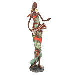 Фигурка негритянка с барабаном Ethno girl варинант исполнения - 1 | Loft Concept в Екатеринбурге
