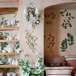 Обои ручная роспись Botanical Studies Cutter colourway варинант исполнения - 3 | Loft Concept в Екатеринбурге