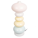 Настольная лампа из стеклянных сфер в пастельных тонах Высота 48 см Pastel Lunaria варинант исполнения - 2 | Loft Concept в Екатеринбурге