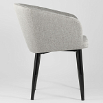 Мягкое кресло на металлических ножках Shaggy Grey варинант исполнения - 2 | Loft Concept в Екатеринбурге