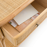 Консоль из плетеного ротанга с ящиками Armelle Rattan Console варинант исполнения - 4 | Loft Concept в Екатеринбурге