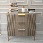 Комод коричневого цвета с 3-мя ящиками Harper Line варинант исполнения - 1 | Loft Concept в Екатеринбурге