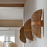 Бра плетеное из ротанга Chainmail варинант исполнения - 1 | Loft Concept в Екатеринбурге