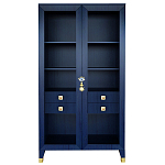 Дизайнерский шкаф витрина Elsa Dreams Blue с 4-мя ящиками варинант исполнения - 9 | Loft Concept в Екатеринбурге