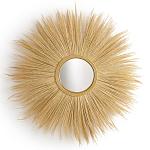 Зеркало с бахромой из растительных волокон WICKER MIRROR 120 варинант исполнения - 1 | Loft Concept в Екатеринбурге