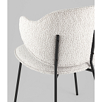 Стул Bellamy букле светло-серый варинант исполнения - 3 | Loft Concept в Екатеринбурге