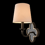 Бра с белым текстильным абажуром и фигурным основанием с зеркальной вставкой Vitorino варинант исполнения - 15 | Loft Concept в Екатеринбурге