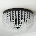 Потолочный светильник круглый с стеклянными бусинами Uniformity варинант исполнения - 3 | Loft Concept в Екатеринбурге