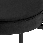 Табурет с мягким круглым сиденьем RIO Black варинант исполнения - 3 | Loft Concept в Екатеринбурге