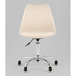 Офисный стул на металлическом основании EGGERY Beige пластик варинант исполнения - 5 | Loft Concept в Екатеринбурге