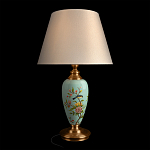 Настольная лампа голубая с изображением птиц Slip Away варинант исполнения - 2 | Loft Concept в Екатеринбурге