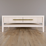 Кофейный стол Primo с двумя ящиками Светлый дуб варинант исполнения - 2 | Loft Concept в Екатеринбурге