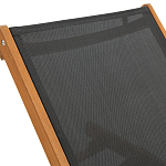 Шезлонг из текстиля и эвкалипта Power of Nature варинант исполнения - 5 | Loft Concept в Екатеринбурге