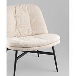 Кресло лаунж Tail молочный варинант исполнения - 2 | Loft Concept в Екатеринбурге