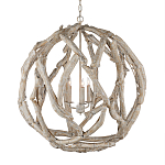 Люстра круглая в виде веток деревьев Natural Driftwood варинант исполнения - 1 | Loft Concept в Екатеринбурге