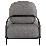 Кресло в серой рогожке  COLOR BLOCK варинант исполнения - 4 | Loft Concept в Екатеринбурге