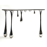 Дизайнерская Консоль Melting Silver Console Zhipeng Tan варинант исполнения - 1 | Loft Concept в Екатеринбурге