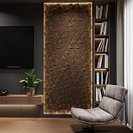 Гипсовая 3D панель с принтографией PM-50 варинант исполнения - 4 | Loft Concept в Екатеринбурге