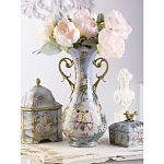 Ваза фарфоровая с попугаями Gaya варинант исполнения - 9 | Loft Concept в Екатеринбурге