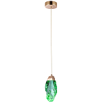 Подвесной светильник Soar Hanging Lamp Brass Green Зелёный варинант исполнения - 2 | Loft Concept в Екатеринбурге