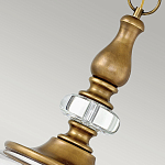 Люстра подвесная цвета латунь с прозрачным овальным стеклянным плафоном Hinkley варинант исполнения - 8 | Loft Concept в Екатеринбурге