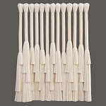 Декор на стену Белые Кисти Wall decor White Tassels варинант исполнения - 3 | Loft Concept в Екатеринбурге