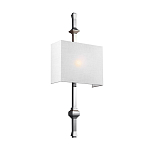 Бра с прямоугольным тканевым абажуром белого цвета Feiss варинант исполнения - 1 | Loft Concept в Екатеринбурге